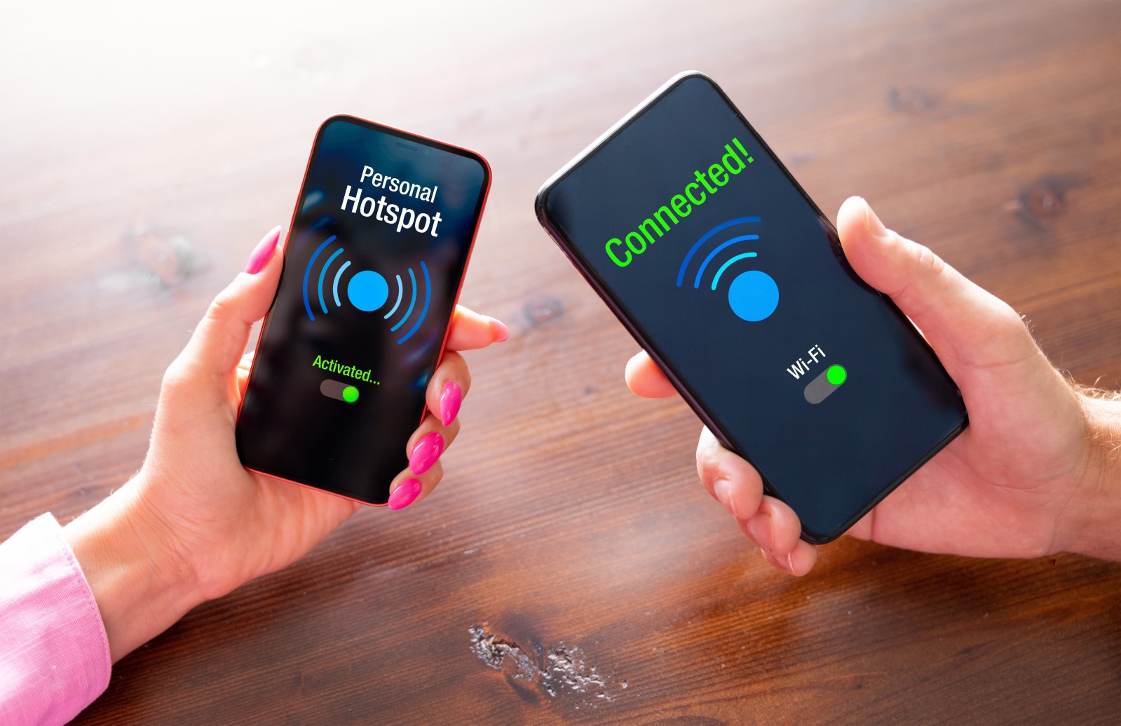 Hotspot - udostępnianie internetu z telefonu na telefon