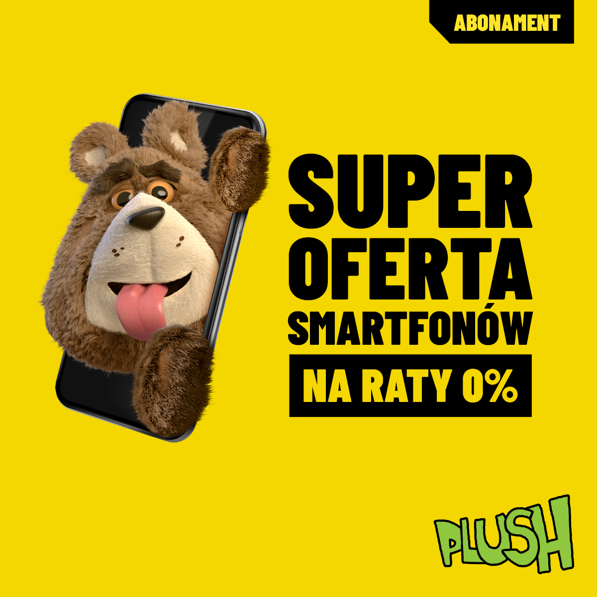 Smartfony na raty w Plush!