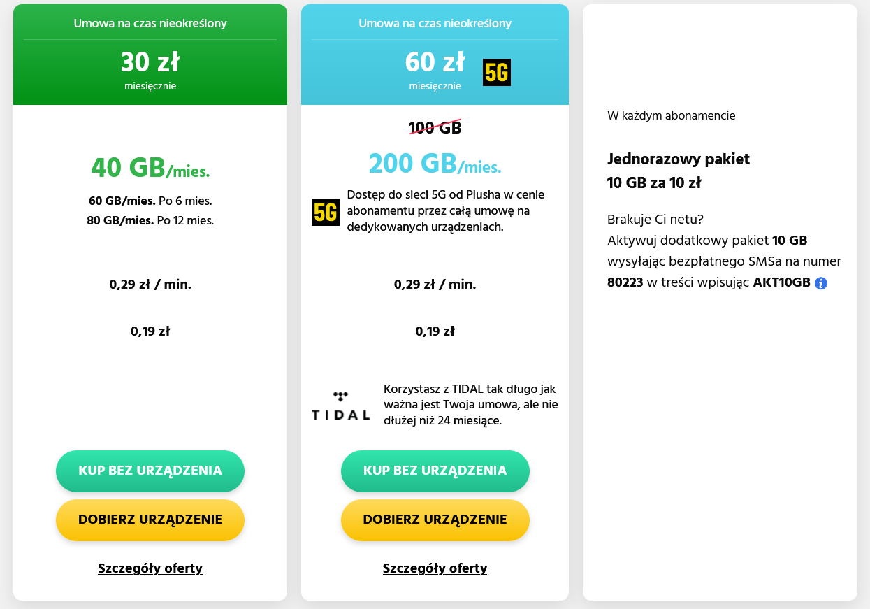 Sprawdź ofertę internetu bezprzowodowego od Plusha