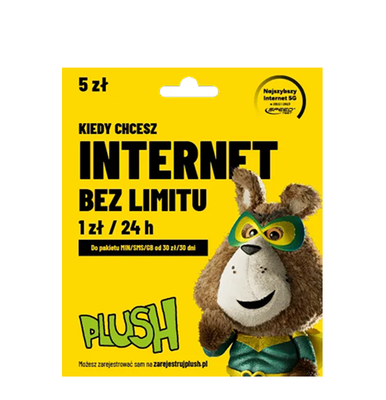 Internet na kartę w Plushu