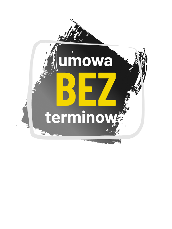 Grafika promocyjna: umowa bezterminowa – oferta bez zobowiązań czasowych.